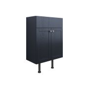 Badar 600mm 2 Door Basin Unit - Indigo Ash