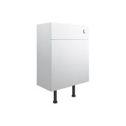 Badar 600mm WC Unit - Satin White Ash