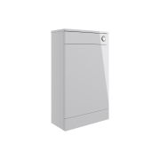 Vesper 500mm Floor Standing WC Unit - Grey Gloss