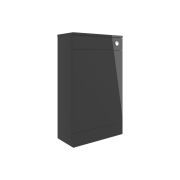 Vesper 500mm Floor Standing WC Unit - Anthracite Gloss