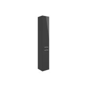 Vesta 350mm Floor Standing 2 Door Tall Unit - Anthracite Gloss