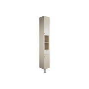 Badar 300mm 2 Door Tall Unit - Matt Latte