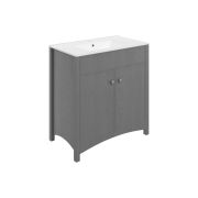 Lavana 810mm Basin Unit (exc. Basin) - Grey Ash