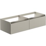 Cordelia 1200mm Wall Hung Basin Unit Run (No Top) - Latte