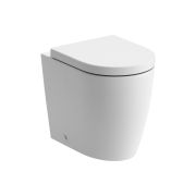 Cresida Rimless Back To Wall Comfort Height WC & Soft Close Seat