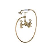 Arpina Bath/Shower Mixer & Shower Kit - Brushed Brass