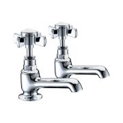 Leda Bath Taps - Chrome