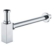 Square Bottle Trap - Chrome