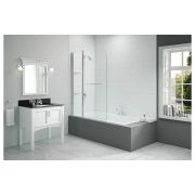 Merlyn 1150x1500mm 2-Panel Curved Bath Screen