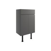 Venus 500mm Basin Unit - Onyx Grey Gloss