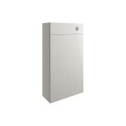 Venus 500mm Slim WC Unit - Pearl Grey Gloss