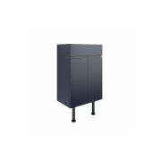 Venus 500mm Basin Unit - Matt Indigo Blue