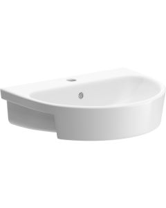 Cresida 555x435mm 1TH Semi Recessed Basin