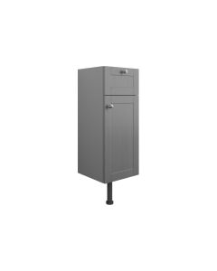 Badar 300mm 1 Drawer 1 Door Base Unit - Grey Ash