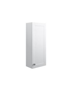 Badar 300mm 1 Door Wall Unit - Satin White Ash