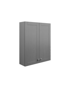 Badar 600mm 2 Door Wall Unit - Grey Ash