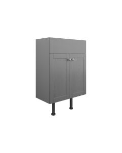 Badar 500mm 2 Door Basin Unit - Grey Ash