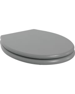 Lavana Soft Close Wood Effect Toilet Seat - Grey Ash