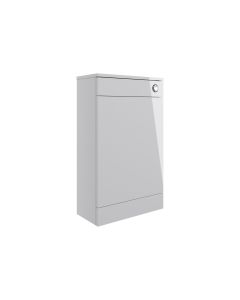 Vesper 500mm Floor Standing WC Unit - Grey Gloss