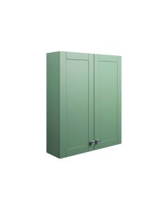 Badar 600mm 2 Door Wall Unit - Matt Sage Green