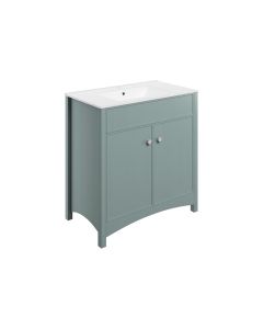 Lavana 810mm Basin Unit (exc. Basin) - Sea Green Ash