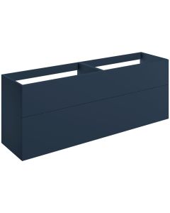 Stella 1180mm Wall Hung 4 Drawer Basin Unit (No Top) - Matt Deep Blue