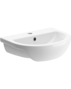 Thalassa 500x390mm 1TH Semi Recessed Basin