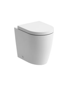 Cresida Rimless Back To Wall Comfort Height WC & Soft Close Seat