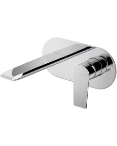 Vema Timea Wall Mounted Basin Mixer - Chrome