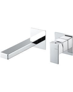 Vema Lys Wall Mounted Basin Mixer - Chrome