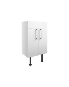 Atlas 500mm Basin Unit - White Gloss