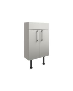 Atlas 500mm Slim Basin Unit - Light Grey Gloss
