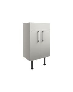 Atlas 500mm Basin Unit - Light Grey Gloss