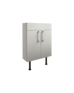 Atlas 600mm Slim Basin Unit - Light Grey Gloss