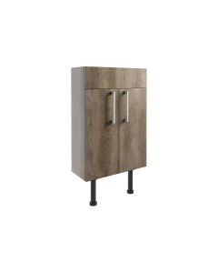 Atlas 500mm Slim Basin Unit - Nebraska Oak