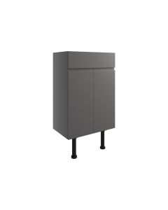 Venus 500mm Basin Unit - Onyx Grey Gloss