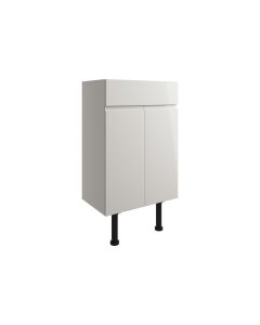 Venus 500mm Basin Unit - Pearl Grey Gloss