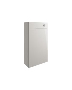 Venus 500mm Slim WC Unit - Pearl Grey Gloss
