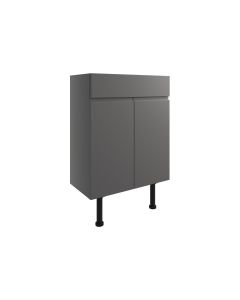 Venus 600mm Basin Unit - Onyx Grey Gloss