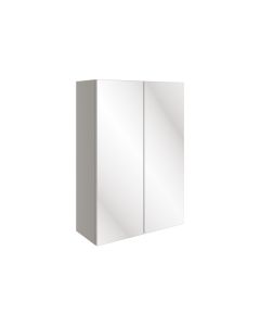 Venus 500mm Mirrored Wall Unit - Pearl Grey Gloss