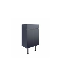 Venus 500mm Basin Unit - Matt Indigo Blue