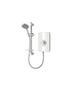 Triton Aspirante 9.5kW Contemporary Electric Shower - White Gloss