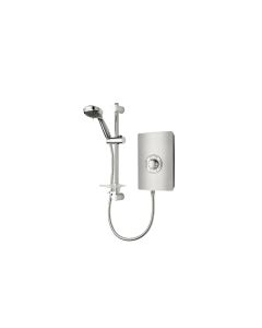 Triton Aspirante 9.5kW Contemporary Electric Shower - Brushed Steel