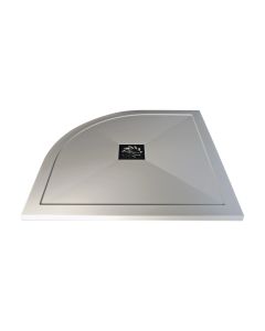 25mm Ultra-Slim 1000mm x 800mm Offset Quadrant Tray & Waste (LH)