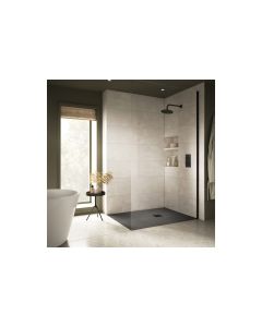 25mm 1200x900mm Slate Effect Ultra-Slim Rectangular Tray & Waste
