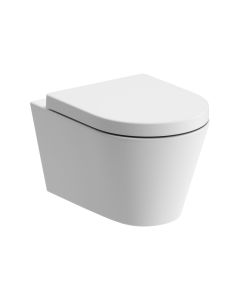 Cresida Rimless Wall Hung WC & Soft Close Seat