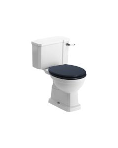 Solaris Close Coupled WC & Indigo Ash Soft Close Seat